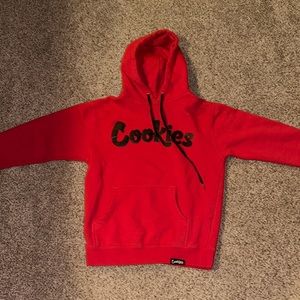 Red cookies hoodie